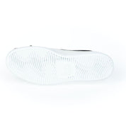 Black Leather Women Slip-On Shoe