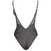 Black Elastane Swimwear