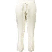 White Cotton Women's Sweatpant