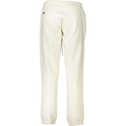 White Cotton Women's Sweatpant