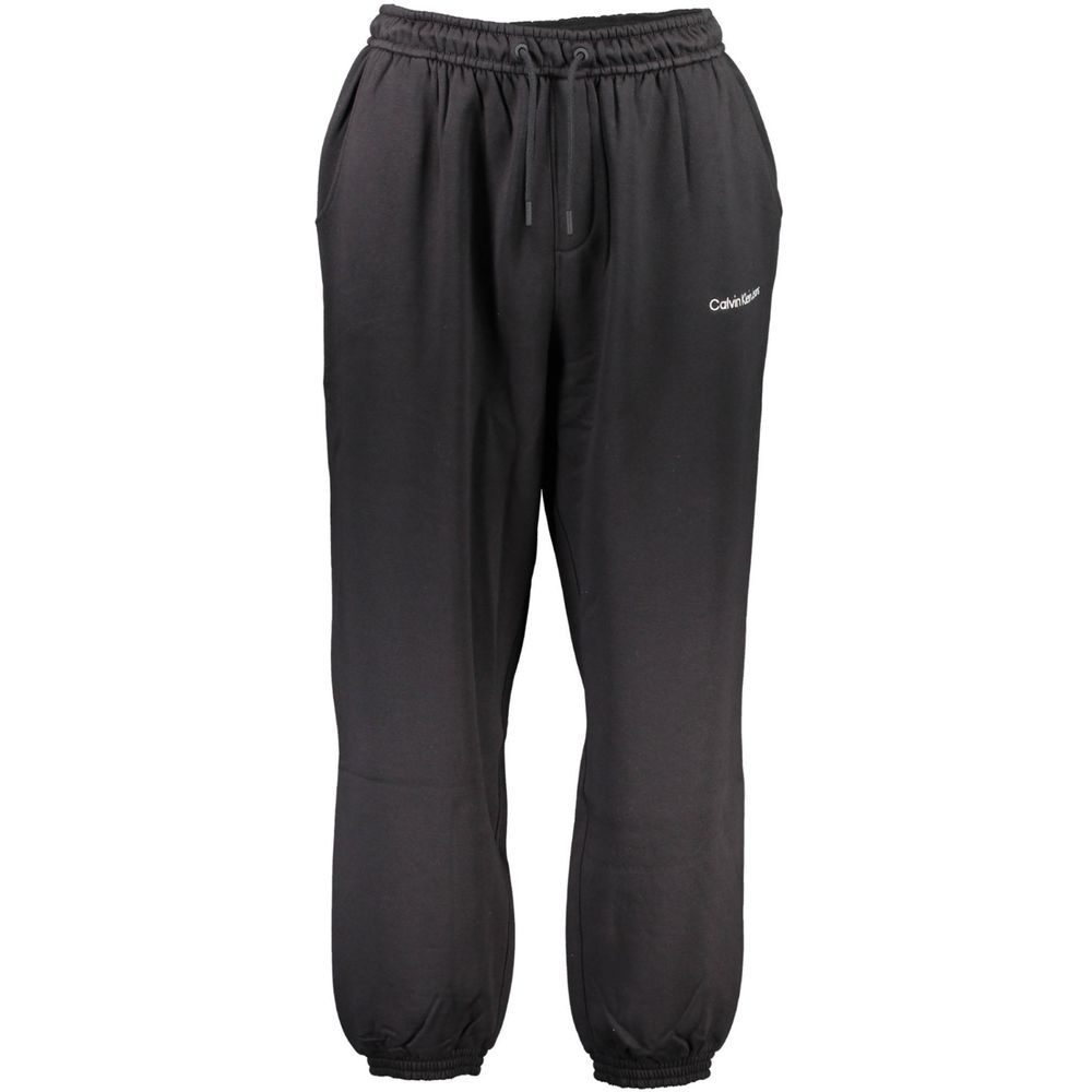 Black Cotton Men's Sweatpant