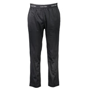 Black Polyester Men's Track Pant