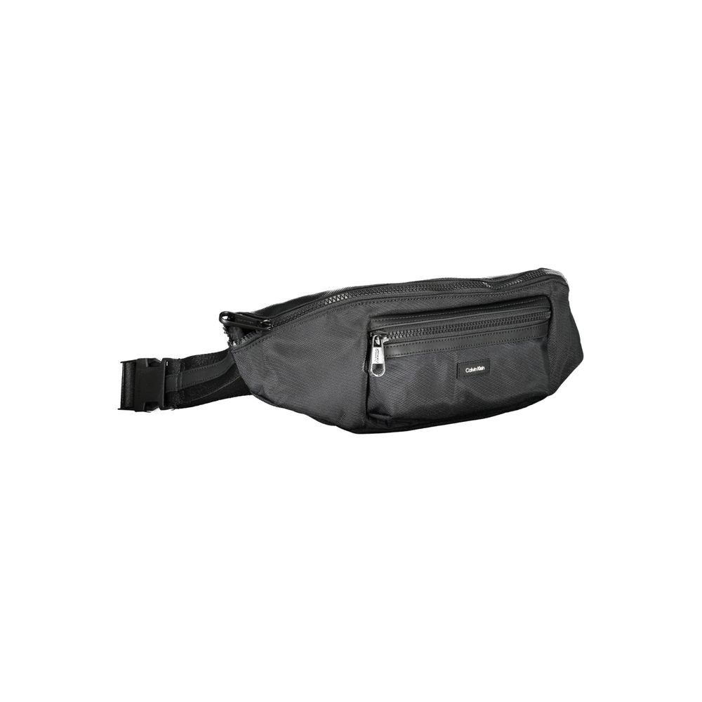 Black Polyester Men's Bag