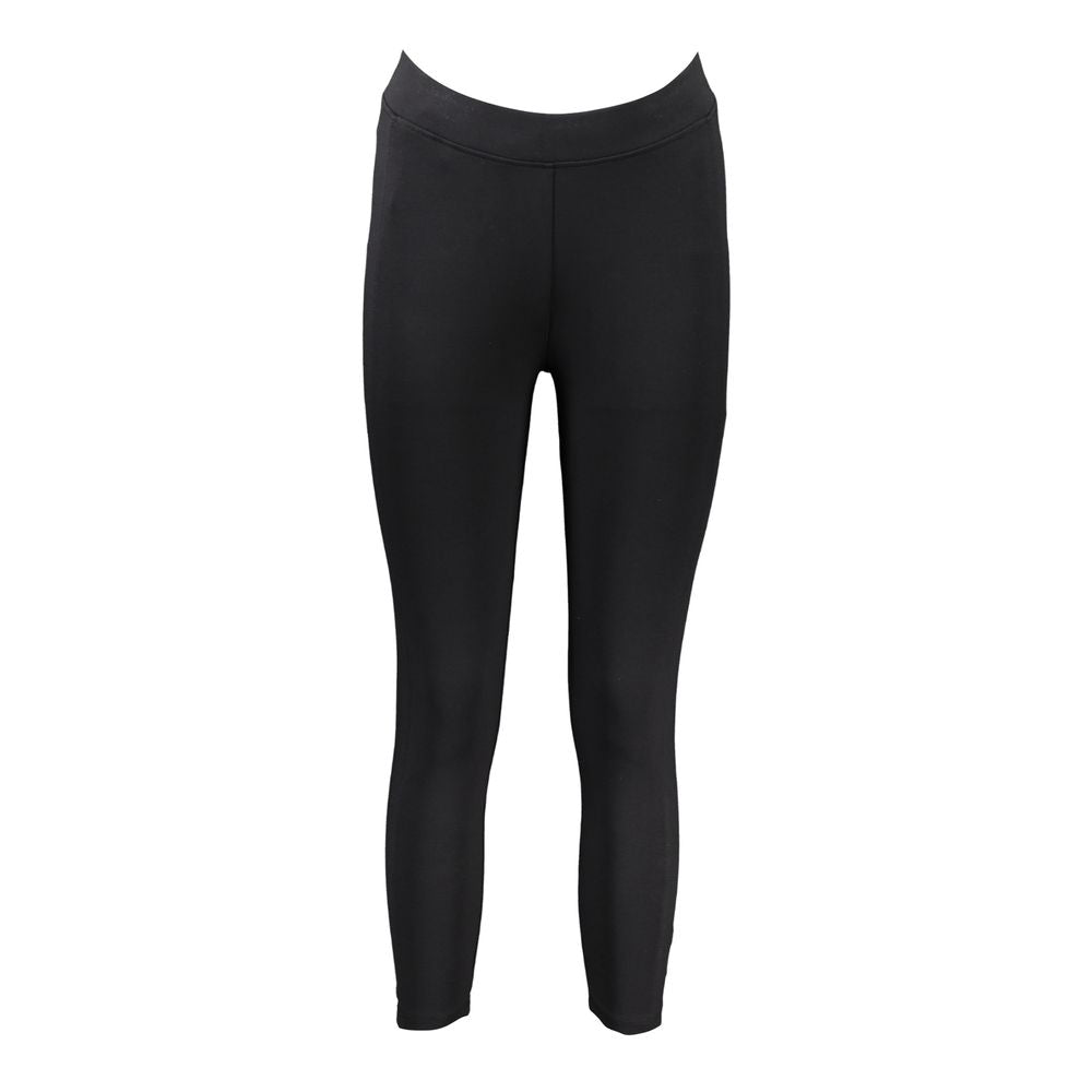 Black Polyester Women's Legging