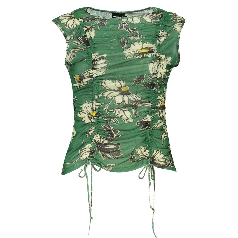 Green Polyester Tank Top