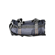 Blu Polyester Men Duffle Bag