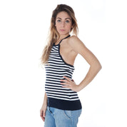 Blue Cotton Tank Top