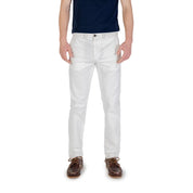 White Cotton Skinny Pants