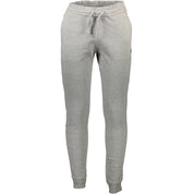 Grigio Cotton Men Sport Trouser