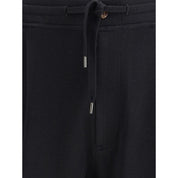 Black Cotton Joggers (Workout Pants)