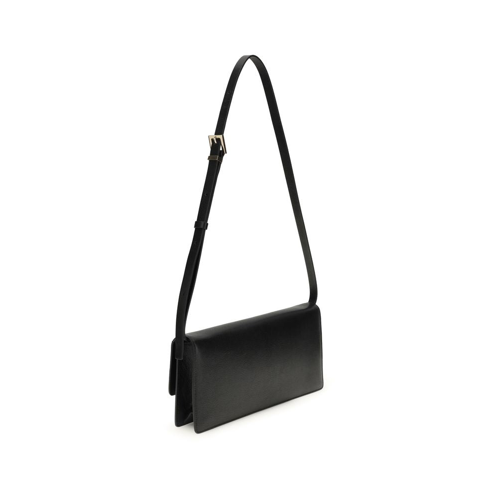 Black Calf Leather Bos Taurus Shoulder Bag