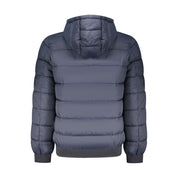 Blue Polyamide Jackets & Coat