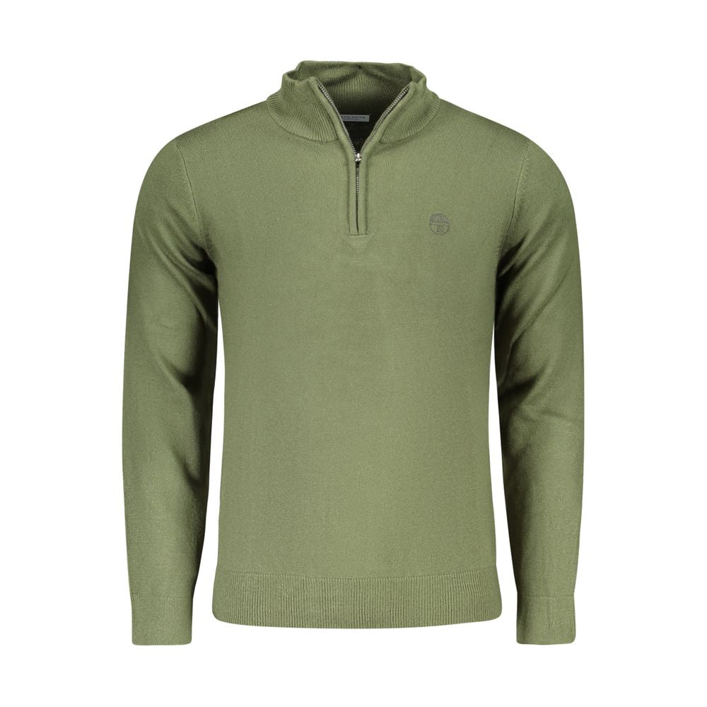 Green Nylon Sweater