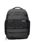 Gray Fabric Backpack