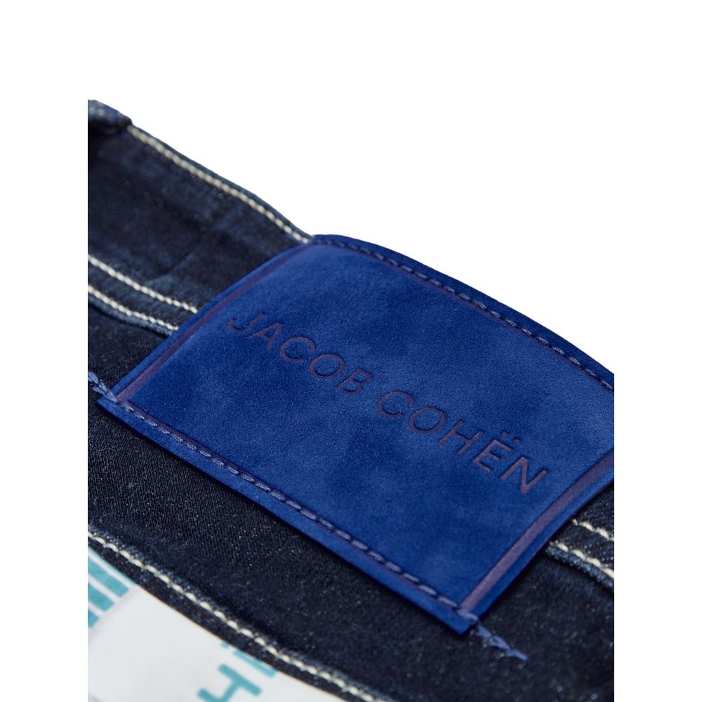 Blue Cotton Skinny Jean