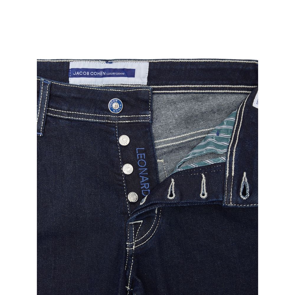 Blue Cotton Skinny Jean