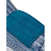 Blue Cotton Skinny Jean