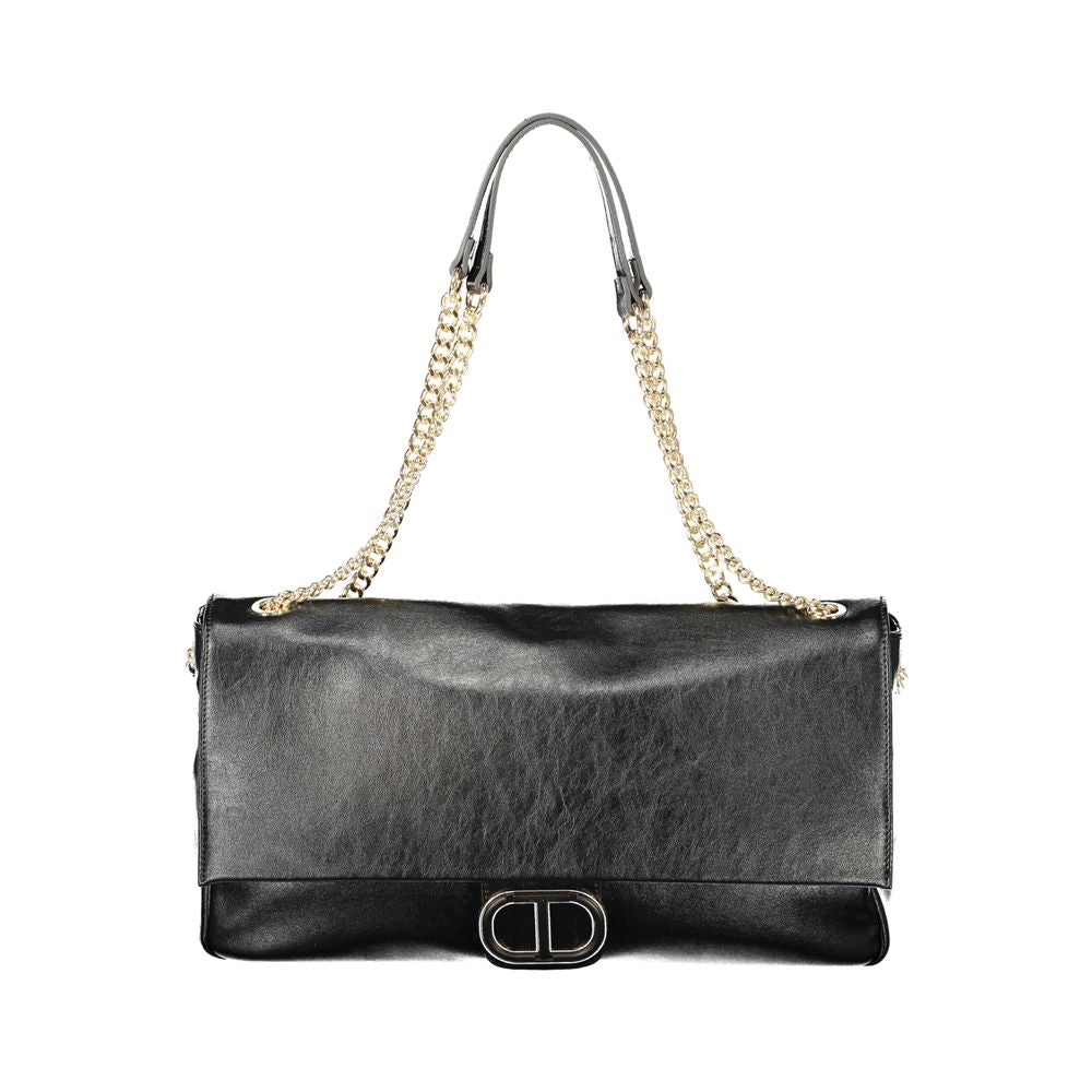 Nero Poliuretano Woman Shoulder Bag