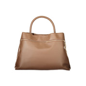 Marrone Poliuretano Woman Tote