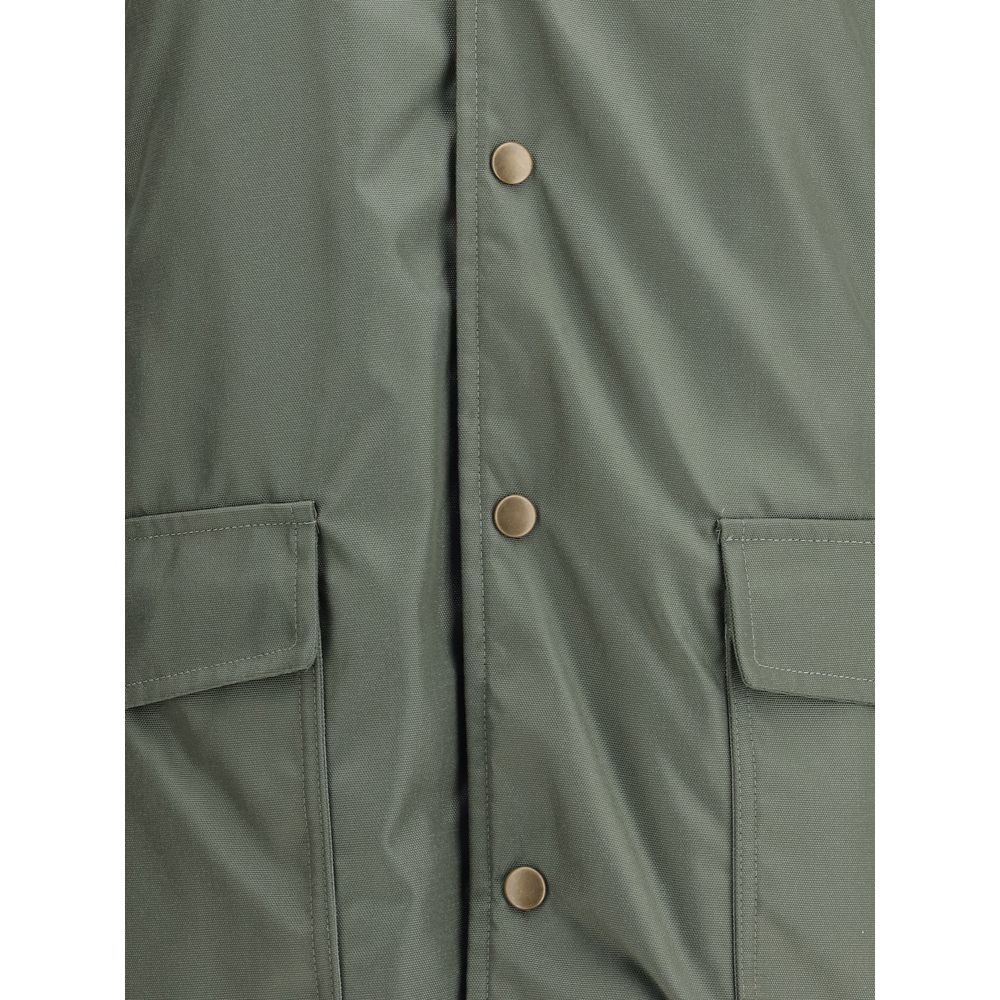 Green Wool Shell Jacket