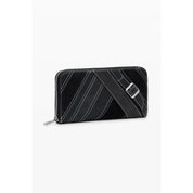 Nero Poliuretano Women Wallet