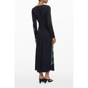 Black Viscose Women Dress