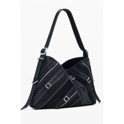 Nero Polyurethane Women Shoulder Bag