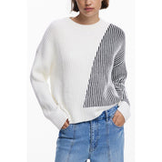 Bianco Cotton Women Sweater