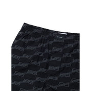 Black Cotton Bermuda