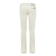 White Cotton Skinny Jeans