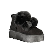 Nero Polyester Woman Ankle Boot