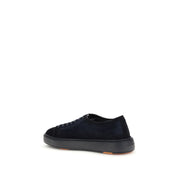 Blue Calf Leather Bos Taurus Sneakers