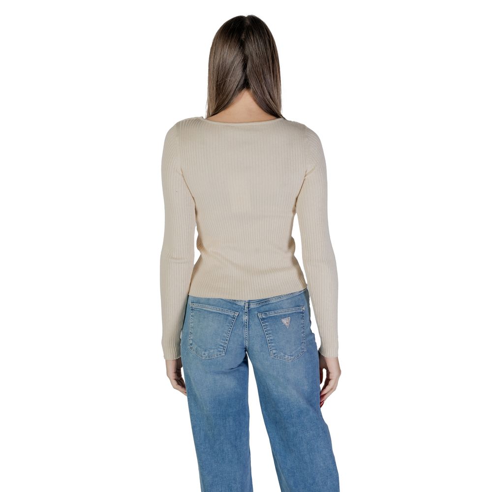 Beige Viscose Sweatshirt