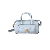 Azzurro Leather Women Handbag