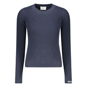 Blue Cotton Women's Sweater