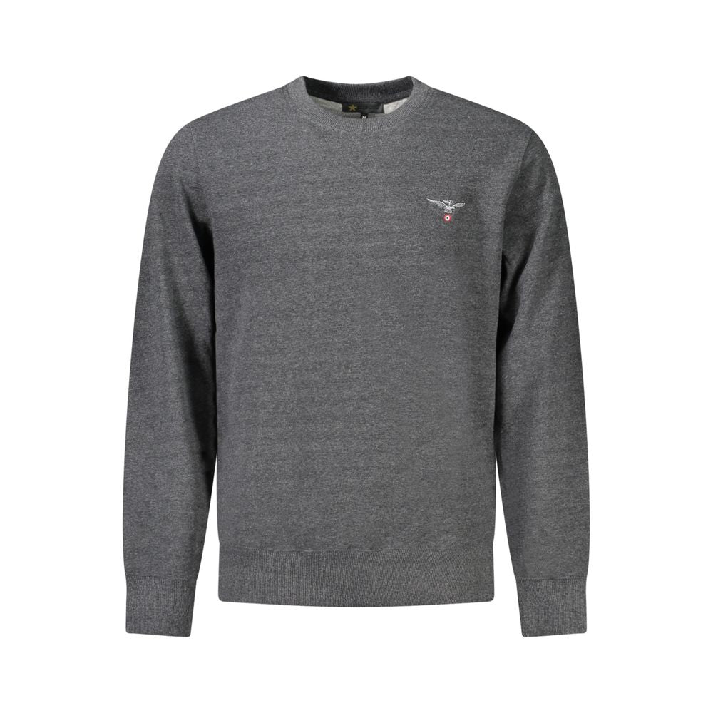 Grigio Recycled Cotton Male Sweatshirt