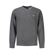 Grigio Recycled Cotton Male Sweatshirt