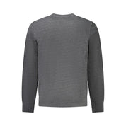 Grigio Recycled Cotton Male Sweatshirt