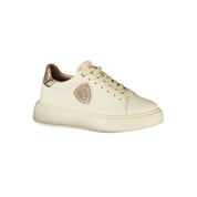 Beige Polyurethane Women Sneaker
