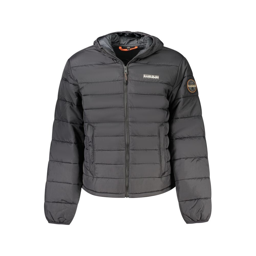 Black Poliammide Men's Jacket