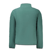 Green Polyester Men Sweater