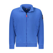 Blu Polyester Mens Sweatshirt