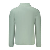 Green Polyester Men Sweater