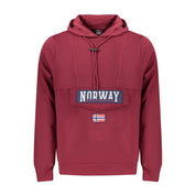 Purple Cotton Men Sweater