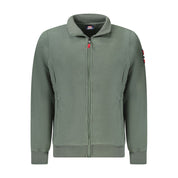 Green Polyester Men Sweater
