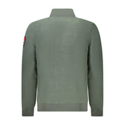 Green Polyester Men Sweater