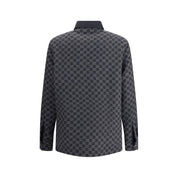 Wool Jacket with all-over GG monogram