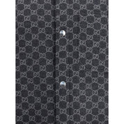 Wool Jacket with all-over GG monogram