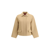 Zipped Wool Caban