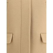 Zipped Wool Caban